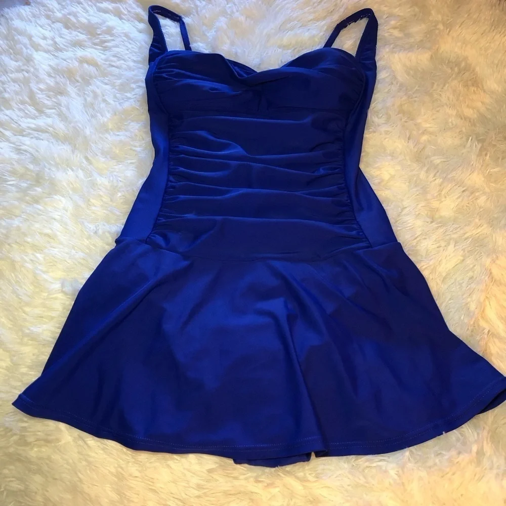 🥶🦋VENUS Sapphire Blue Swim Dress🦋🥶